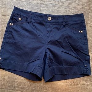 White House Black Market Navy Blue Shorts
